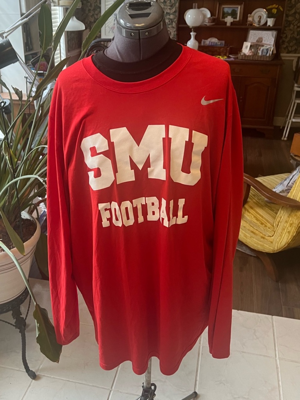 SMU Dri-FIT Performance Long Sleeve Tee size 3XL